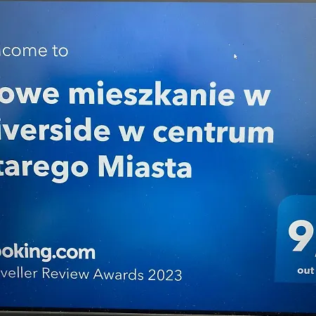 Mieszkanie W Riverside W Centrum Starego Miasta Z Parkingiem Danzica
