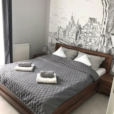 Mieszkanie W Riverside W Centrum Starego Miasta Z Parkingiem