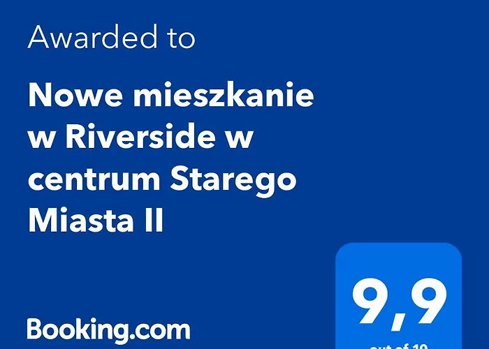 Mieszkanie W Riverside W Centrum Starego Miasta Z Parkingiem
