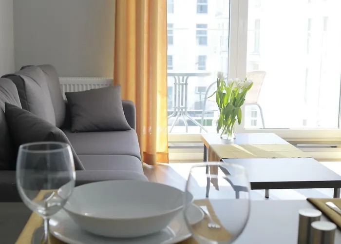 Mieszkanie W Riverside W Centrum Starego Miasta Z Parkingiem * 그단스크