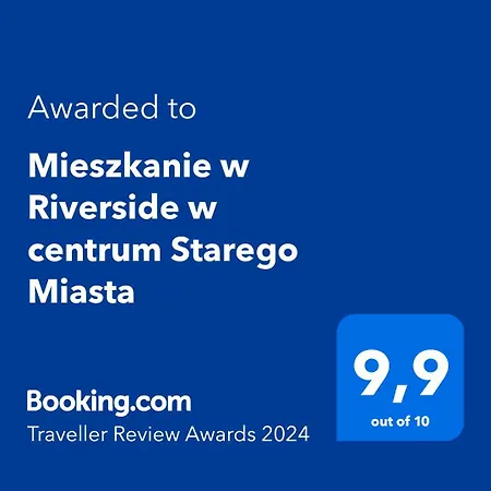 Mieszkanie W Riverside W Centrum Starego Miasta Z Parkingiem גדנסק